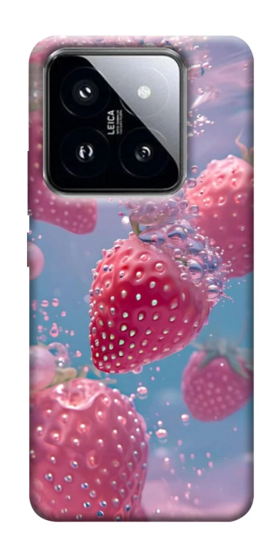 Чохол на Xiaomi 14 Pro Полуниця в воді фото 1 з 1