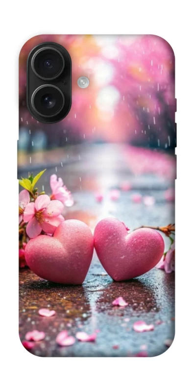 Чехол на Apple iPhone 16 Pink heart фото 1 из 1