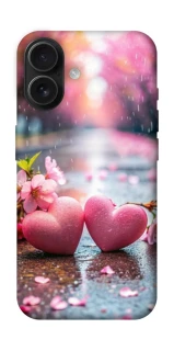 Чехол на Apple iPhone 16 Pink heart фото 1 из 1