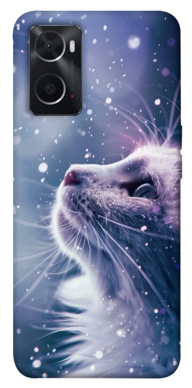 Чехол на Oppo A76 4G Snow cat фото 1 из 1