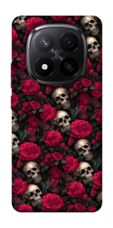 Чехол на Xiaomi Redmi Note 14 Pro+ 5G Черепа и розы фото 1 из 1