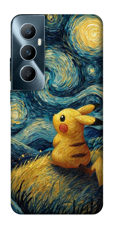 Чохол на Realme C65 4G Pikachu and Van Gogh фото 1 з 1