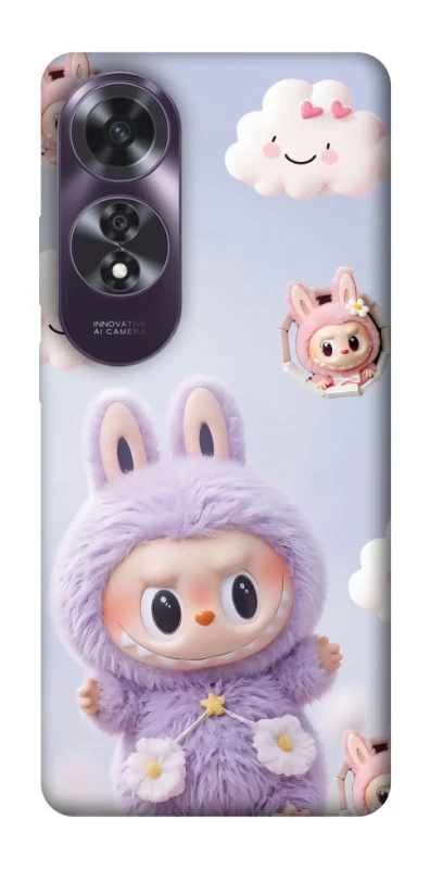 Чохол на Oppo A60 Labubu & clouds фото 1 з 1