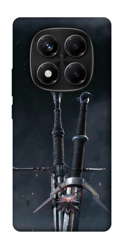 Чехол на Xiaomi Redmi Note 14 Pro 4G Мечи Ведьмака фото 1 из 1