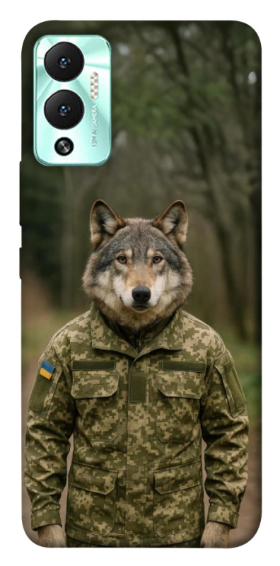 Чохол на Infinix Hot 12 Play Вовк захисник фото 1 з 1