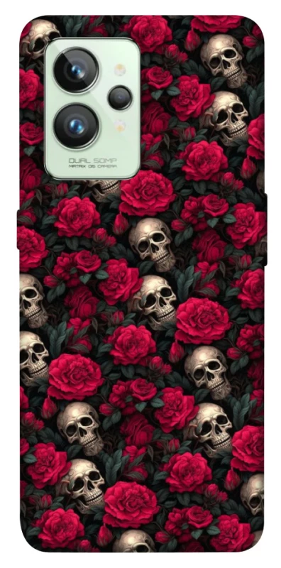Чохол на Realme GT2 Черепа та рози фото 1 з 1