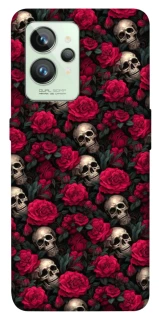 Чохол на Realme GT2 Черепа та рози фото 1 з 1