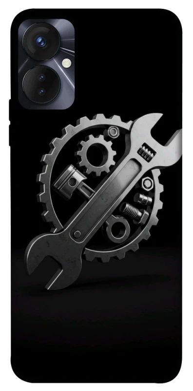 Чехол на TECNO Spark 9 Pro Mechanic v2 фото 1 из 1