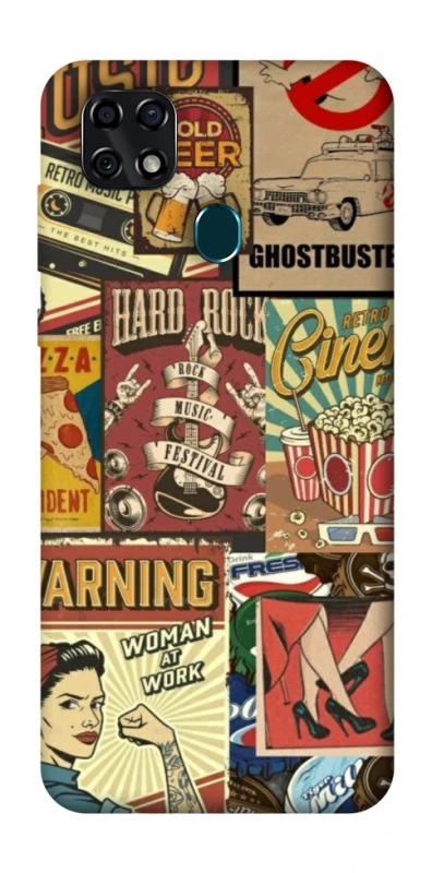 Чохол на ZTE Blade 20 Smart Retro collage ver.2 фото 1 з 1