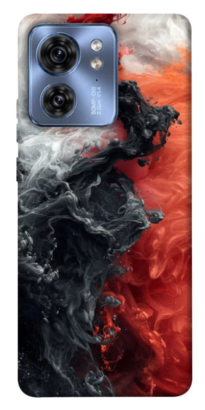 Чохол на Motorola Edge 40 Black and Red фото 1 з 1