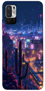 Чехол на Xiaomi Redmi Note 10 5G Night city фото 1 из 1