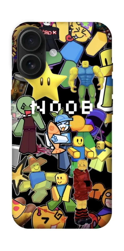 Чехол на Apple iPhone 16 Roblox Noob фото 1 из 1