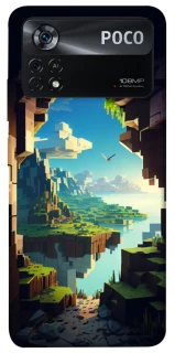 Чехол на Xiaomi Poco X4 Pro 5G Minecraft sunrise фото 1 из 1