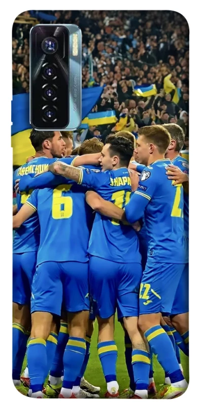 Чехол на TECNO Camon 17 Pro Сборная Украины v3 фото 1 из 1
