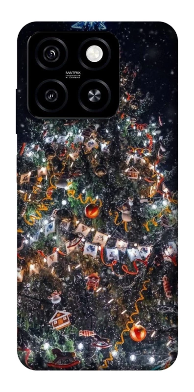 Чехол на ZTE Blade A55 4G Новогодний v28 фото 1 из 1