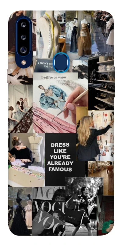 Чохол на Samsung Galaxy A20s Fashion collage ver.11 фото 1 з 1