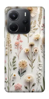 Чехол на Xiaomi Redmi Note 14 4G (Int. version) Floral design ver.1 фото 1 из 1