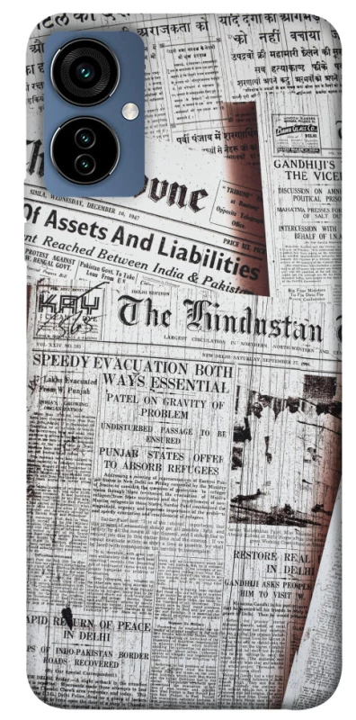 Чехол на TECNO Camon 19 Neo Газеты фото 1 из 1