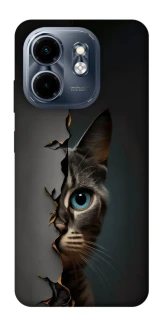 Чехол на Infinix Smart 9 4G / Hot 50i Кот-подглядыватель v2 фото 1 из 1