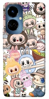 Чехол на TECNO Camon 19 All Labubus фото 1 из 1