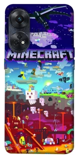 Чохол на Oppo Reno 8T 4G Minecraft world фото 1 з 1