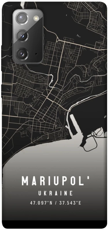 Чехол на Samsung Galaxy Note 20 Mariupol map фото 1 из 1