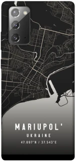 Чехол на Samsung Galaxy Note 20 Mariupol map фото 1 из 1