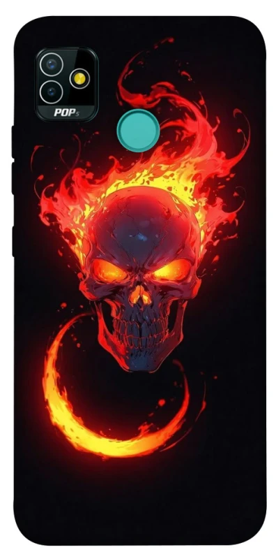 Чохол на TECNO POP 5 Blood Skull фото 1 з 1