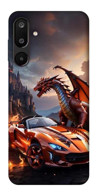 Чохол на Samsung Galaxy M16 5G Сar and dragon фото 1 з 1