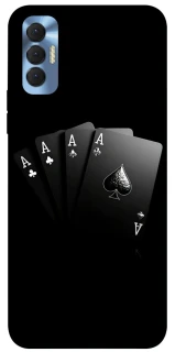 Чохол на TECNO Spark 8P Black Cards фото 1 з 1
