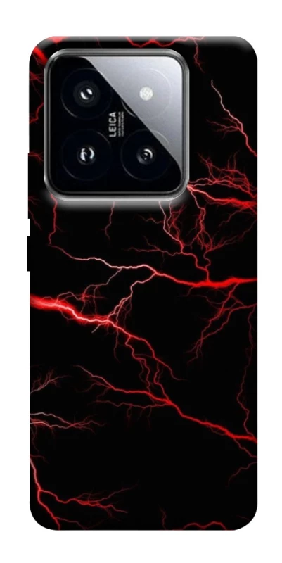 Чохол на Xiaomi 14 Pro Червона молнія фото 1 з 1