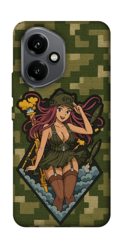 Чохол на Honor 400 Military Waifu фото 1 з 1