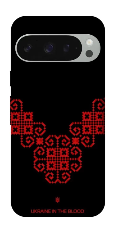 Чохол на Google Pixel 10 Pro XL Чорно-червона вишиванка фото 1 з 1