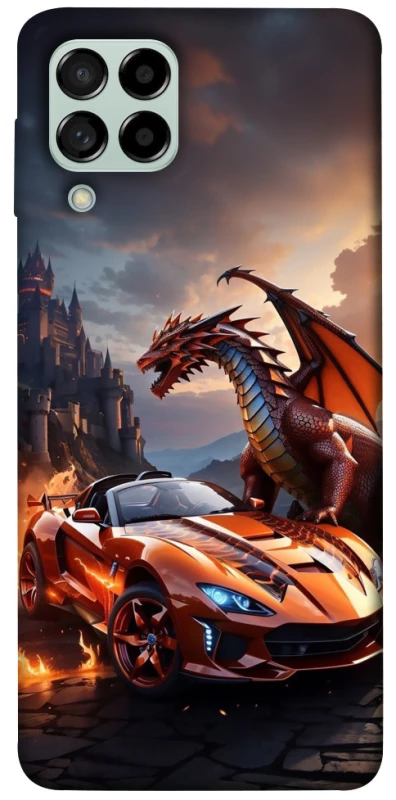 Чохол на Samsung Galaxy M53 5G Сar and dragon фото 1 з 1