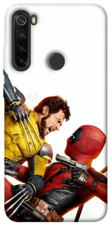 Чехол на Xiaomi Redmi Note 8T Deadpool and Wolverine фото 1 из 1