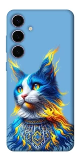 Чехол на Samsung Galaxy S25+ Кот патриот фото 1 из 1