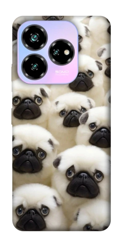 Чохол на ZTE Nubia V60 Desing Doggy Pug Love фото 1 з 1