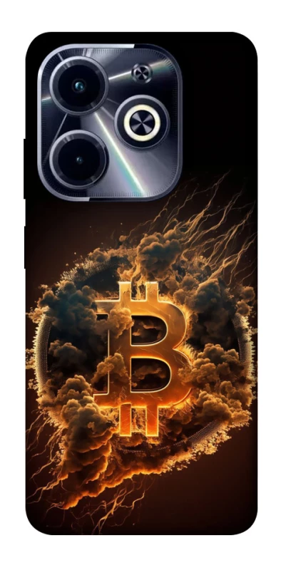 Чохол на Infinix Hot 40i Smoky Bitcoin фото 1 з 1