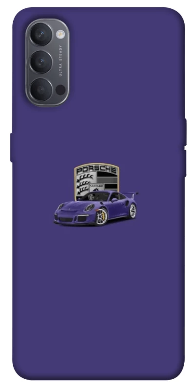 Чохол на Oppo Reno 4 Porsche purple фото 1 з 1