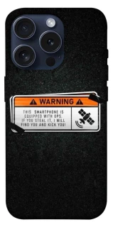 Чехол на Apple iPhone 15 Pro (6.1") Warning фото 1 из 1