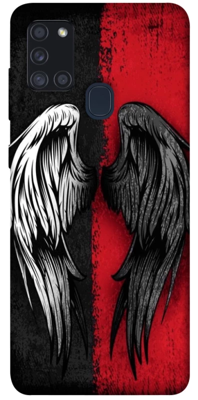 Чехол на Samsung Galaxy A21s Angel and Devil фото 1 из 1