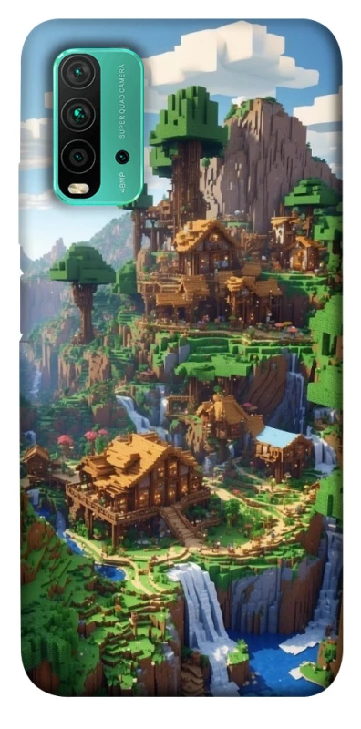 Чохол на Xiaomi Redmi Note 9 4G / Redmi 9 Power Minecraft universe фото 1 з 1