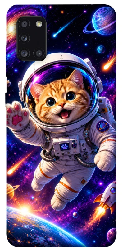 Чехол на Samsung Galaxy A31 Space Cat фото 1 из 1