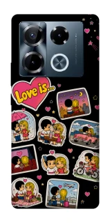 Чохол на Infinix Note 40 Pro 4G Love is ver.3 фото 1 з 1