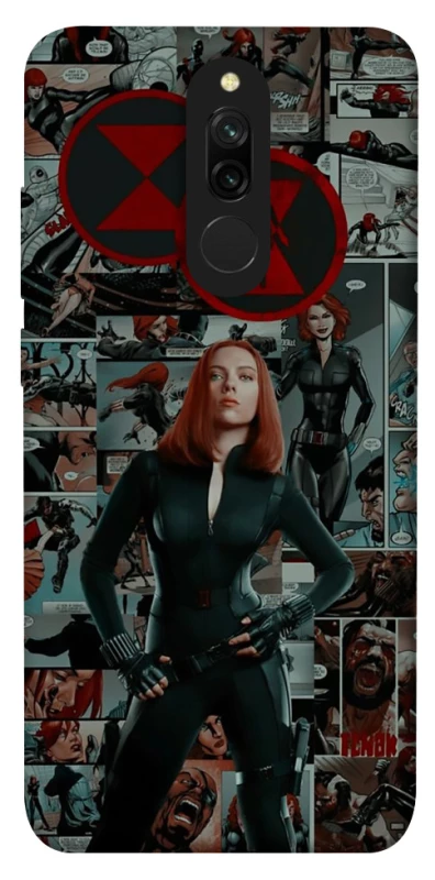 Чехол на Xiaomi Redmi 8 Black Widow фото 1 из 1
