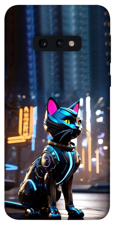 Чехол на Samsung Galaxy S10e Cyber cat фото 1 из 1