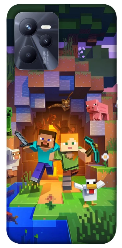 Чохол на Realme C35 Minecraft game фото 1 з 1