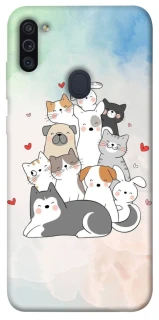 Чехол на Samsung Galaxy M11 Funny Pets ver.2 фото 1 из 1