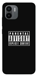 Чехол на Xiaomi Redmi A1+ / Poco C50 / A2+ Parental Advisory Label фото 1 из 1