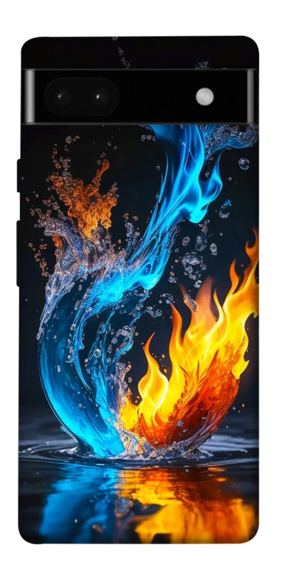 Чехол на Google Pixel 6a Water And Fire фото 1 из 1